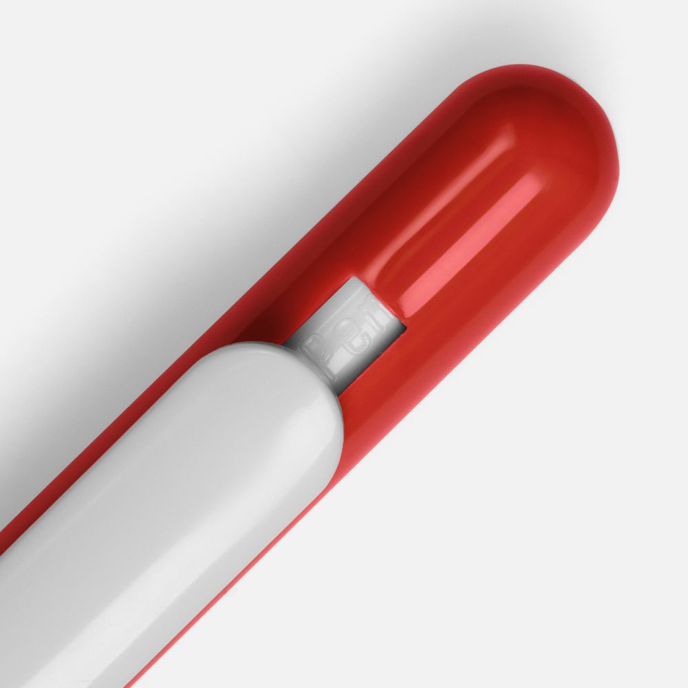 Ручка шариковая Swiper, красная с белым / Миниатюра WWW (1000)