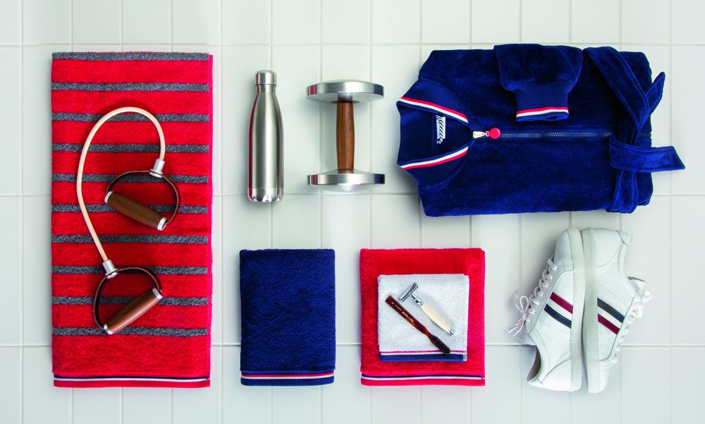 Полотенце Athleisure Small, синее / Миниатюра WWW (1000)