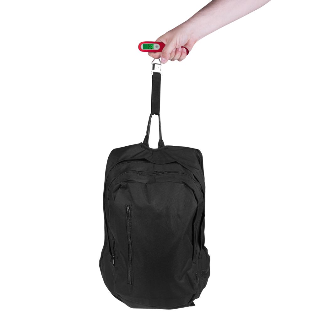 Дорожные весы onBoard Soft Touch, красные / Миниатюра WWW (1000)