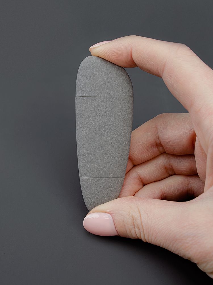 Флешка Pebble Type-C, USB 3.0, серая, 32 Гб / Миниатюра WWW (1000)