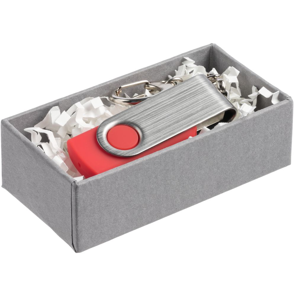 Коробка для флешки Minne, серая / Миниатюра WWW (1000)