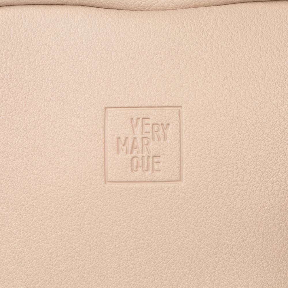 Дорожная косметичка Cubo, бежевая с логотипом / Миниатюра WWW (1000)