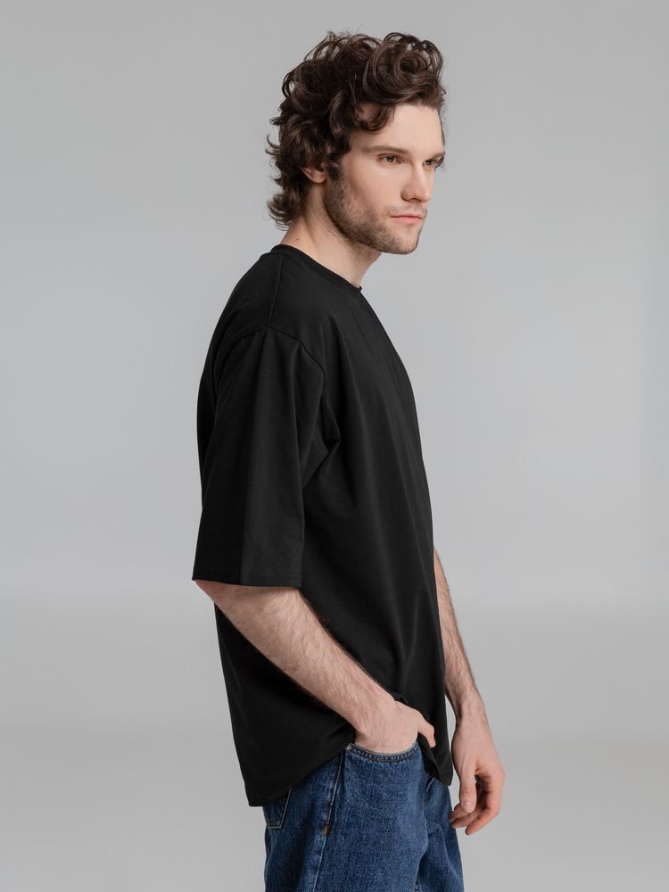 Футболка оверсайз Slope, черная / Миниатюра WWW (1000)