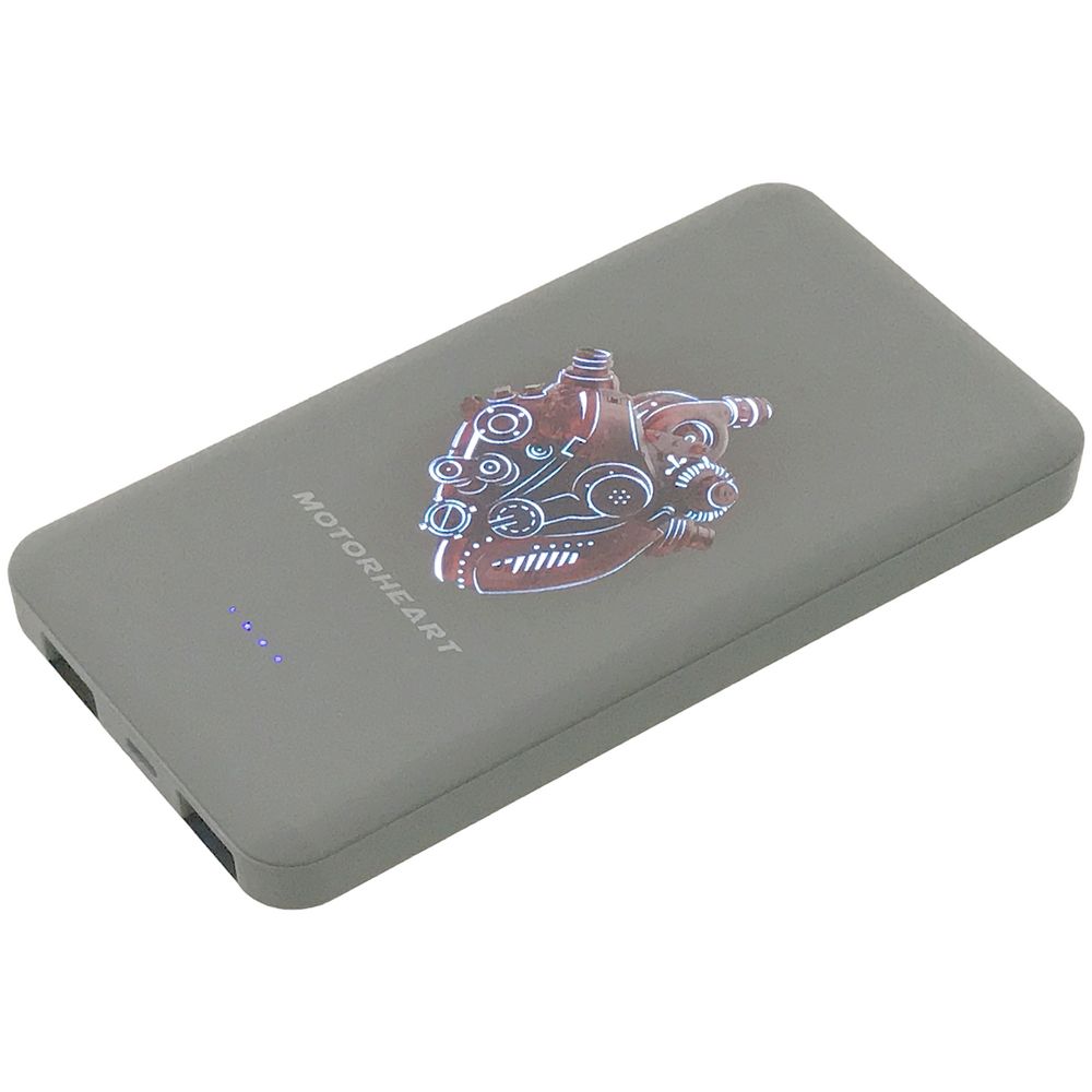 Аккумулятор с беспроводной зарядкой markBright Urban, 6000 мАч, серый / Миниатюра WWW (1000)