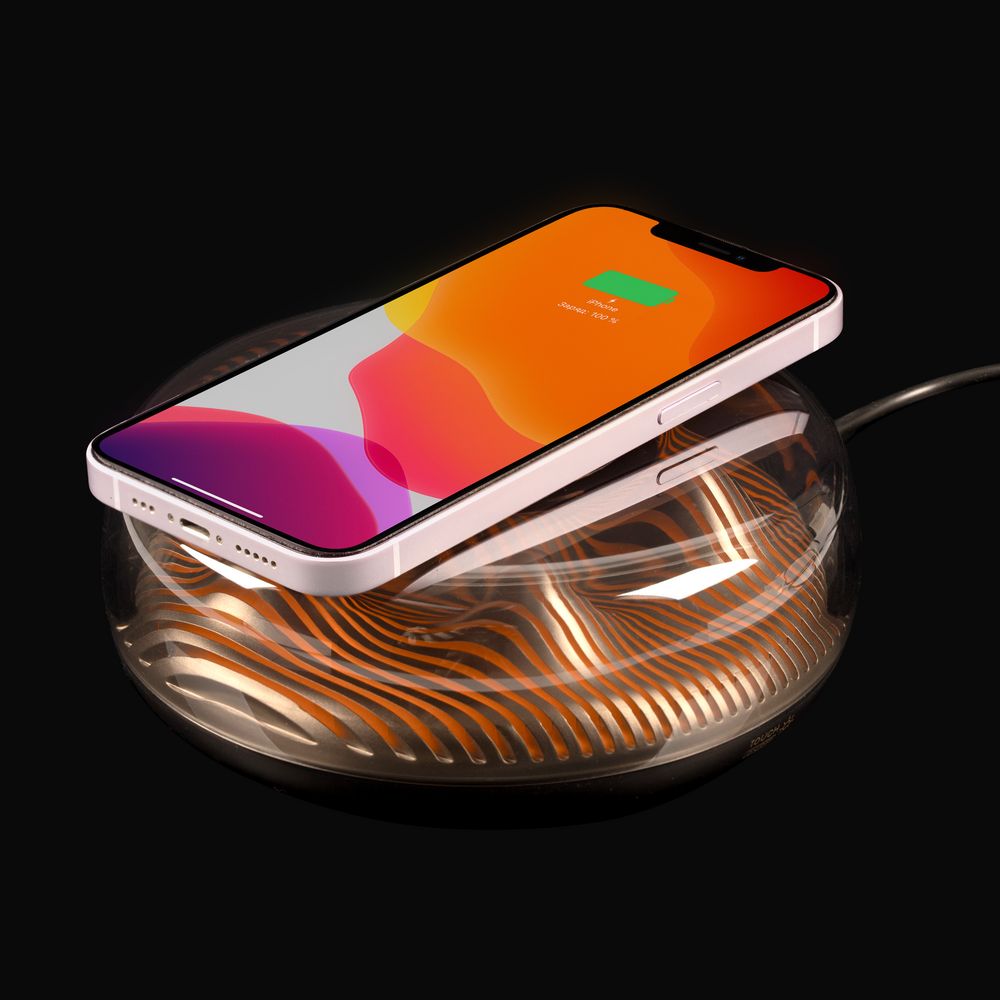 Станция для беспроводной зарядки с подсветкой apexPoint, черная / Миниатюра WWW (1000)