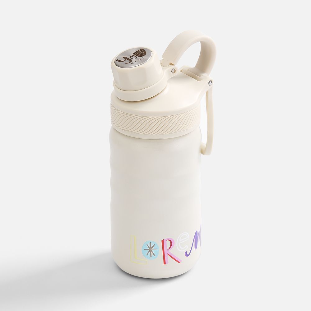 Термобутылка Fujisan 2.0 без логотипа, белая (молочная) / Миниатюра нанесения (1000)