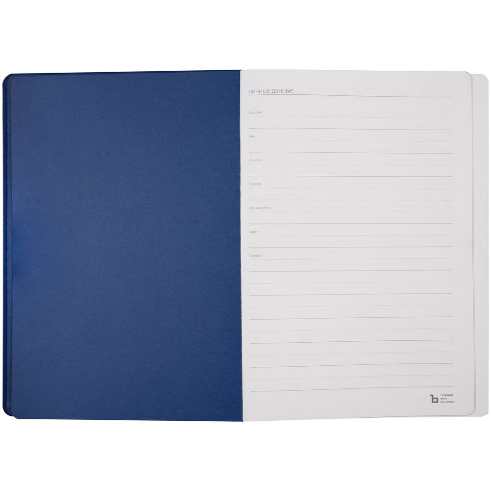 Ежедневник Peel, недатированный, синий, ver. 2 / Миниатюра WWW (1000)