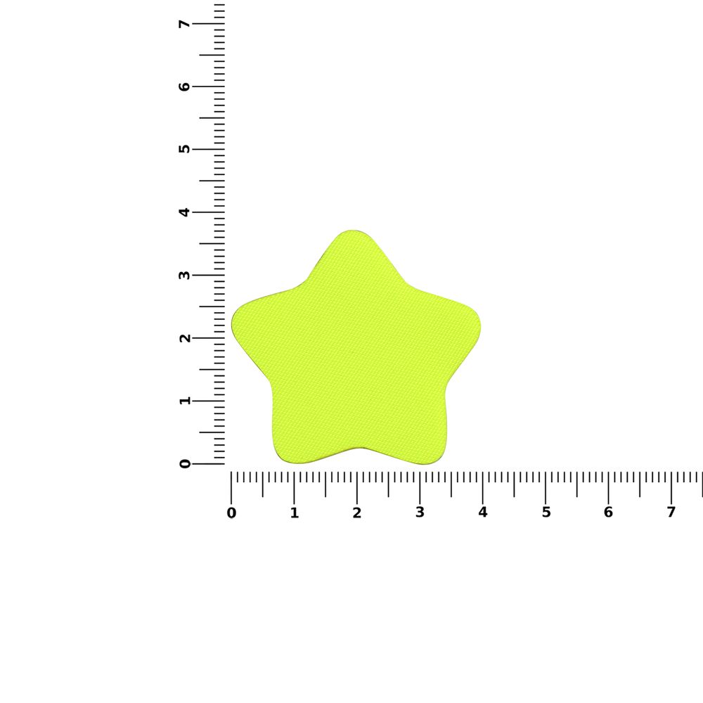 Наклейка тканевая Lunga Bial, M, желтый неон / Миниатюра WWW (1000)