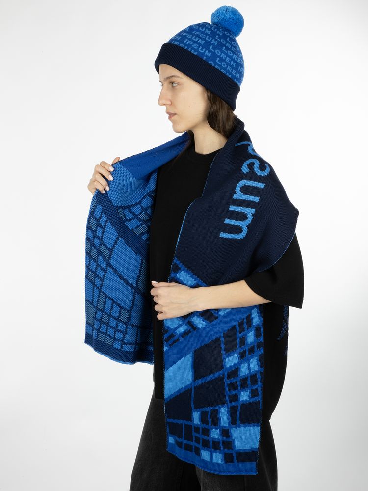 Шарф Joyful на заказ, полушерсть / Миниатюра WWW (1000)