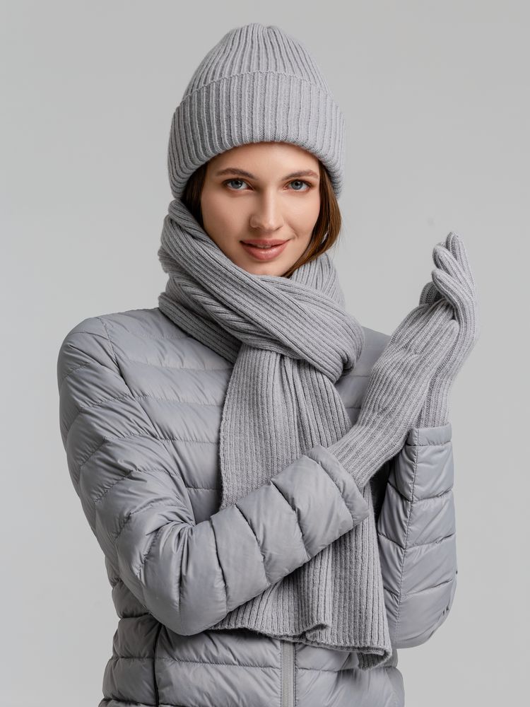 Перчатки Bernard, светло-серые / Миниатюра WWW (1000)