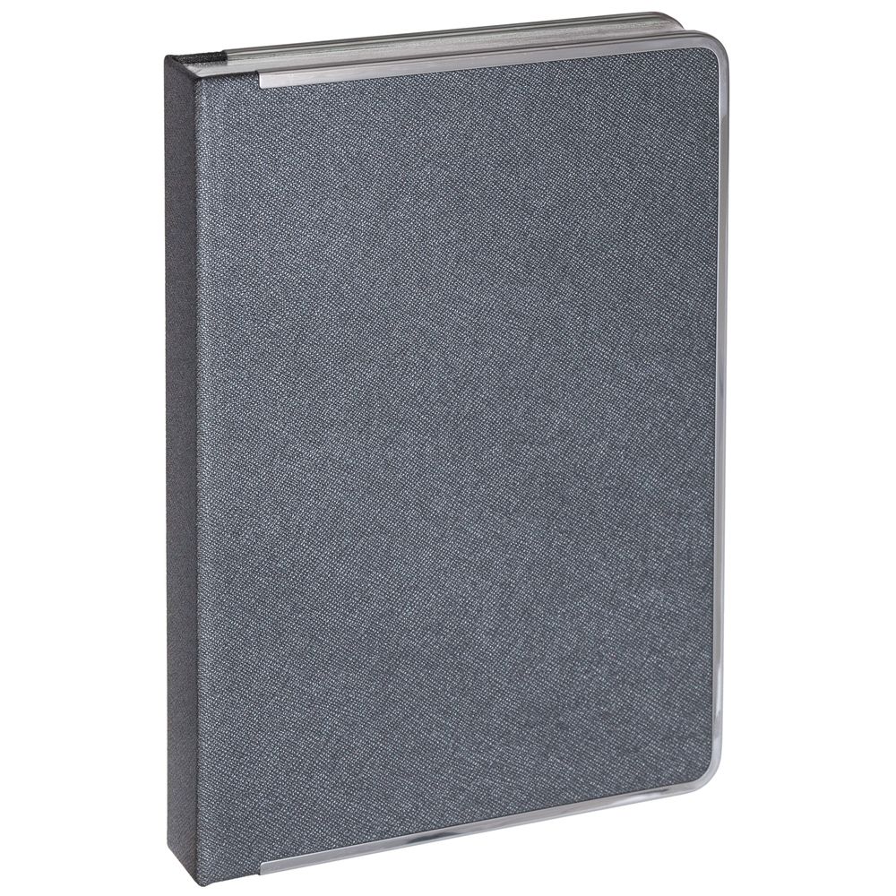 Ежедневник Frame Metal, недатированный, серый / Миниатюра WWW (1000)