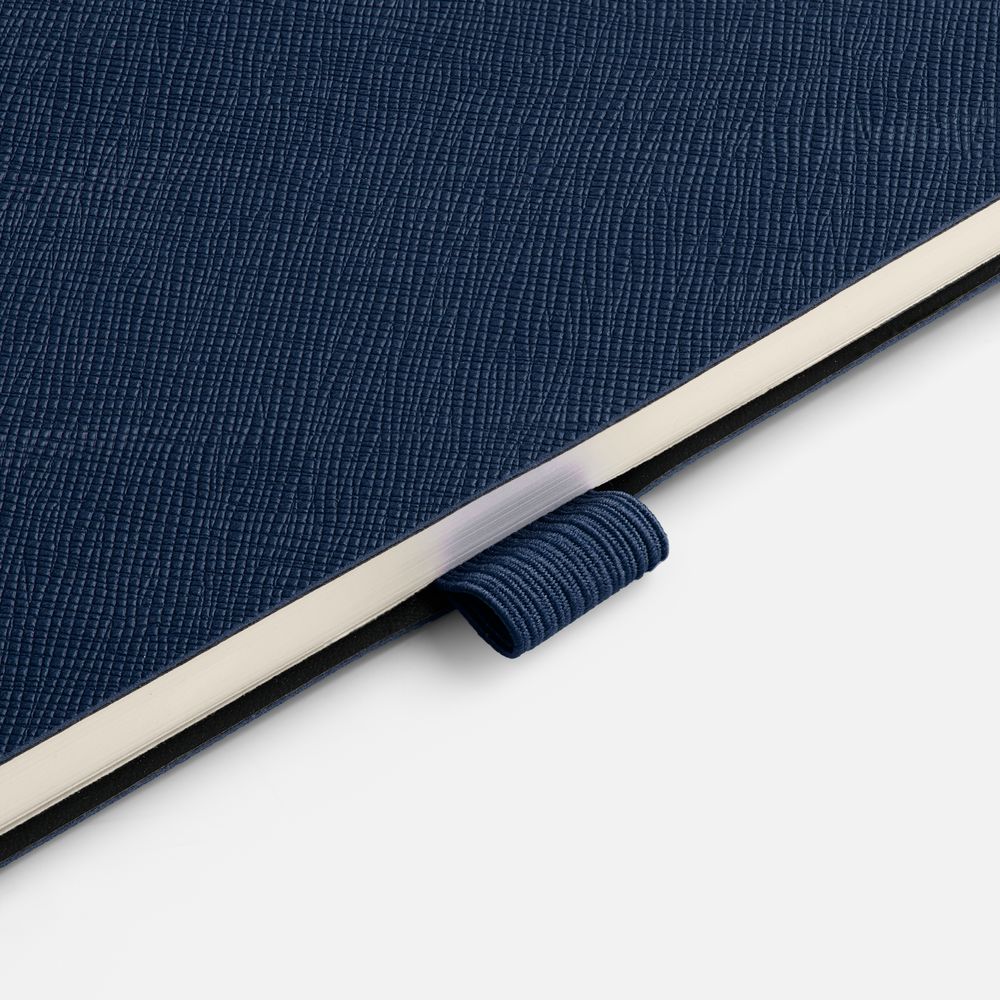 Ежедневник Lungo, недатированный, темно-синий / Миниатюра WWW (1000)