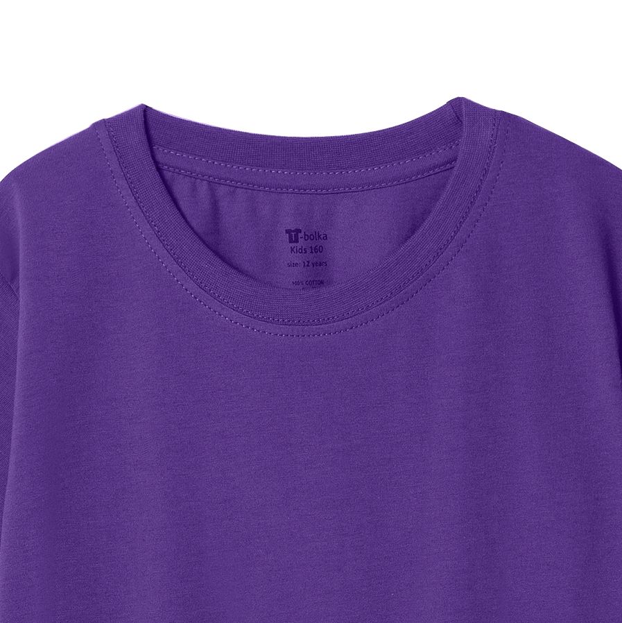 Футболка детская T-Bolka Kids, фиолетовая / Миниатюра WWW (1000)