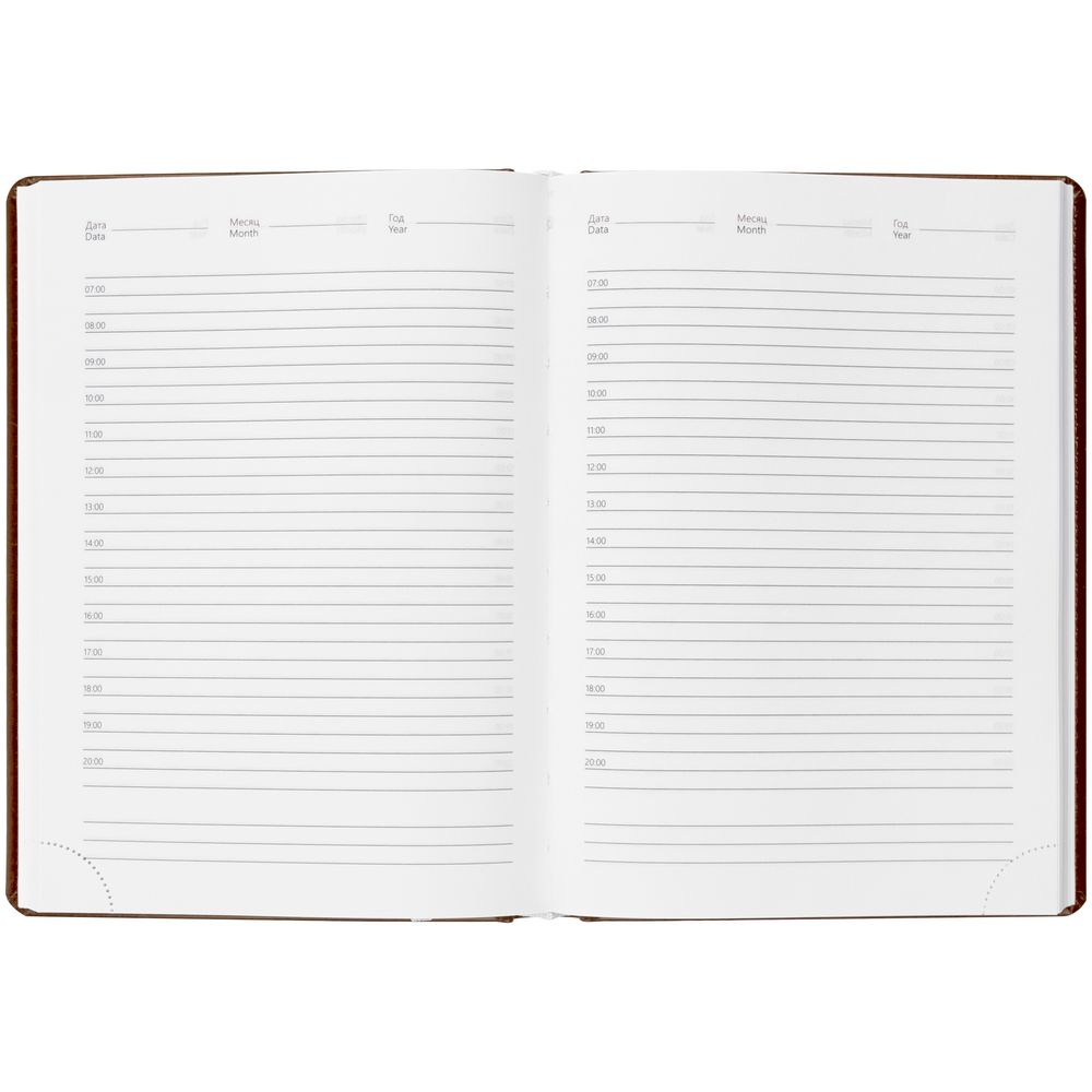 Ежедневник Nebraska, недатированный, бордовый / Миниатюра WWW (1000)