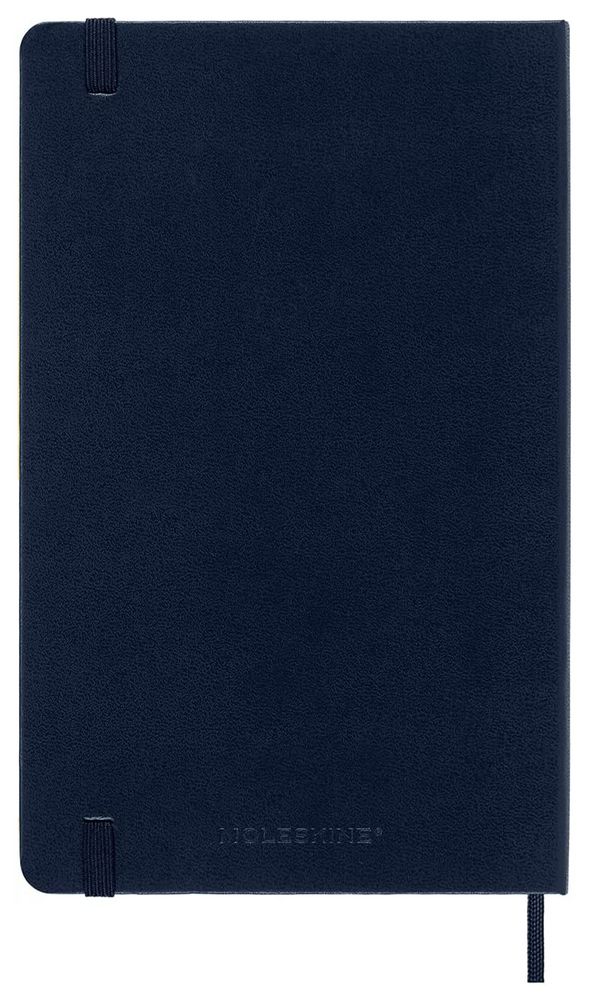Еженедельник Moleskine Classic Large, датированный, синий / Миниатюра WWW (1000)