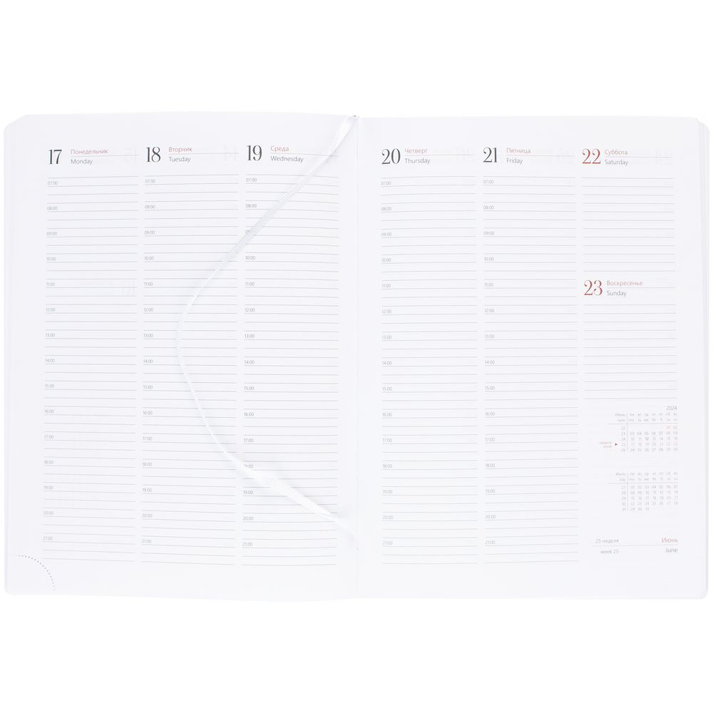 Еженедельник Nebraska, датированный, зеленый / Миниатюра WWW (1000)