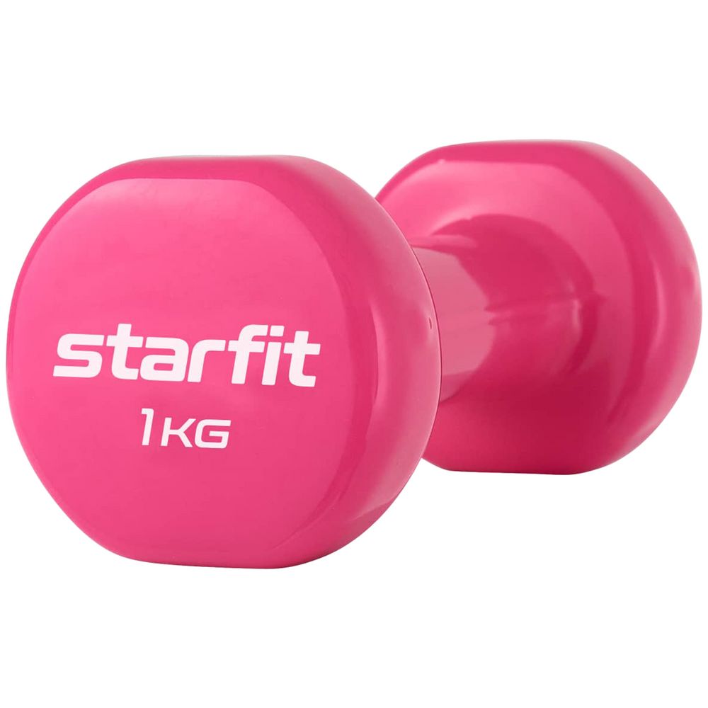 Гантель Heracles 1 кг, розовая / Миниатюра WWW (1000)