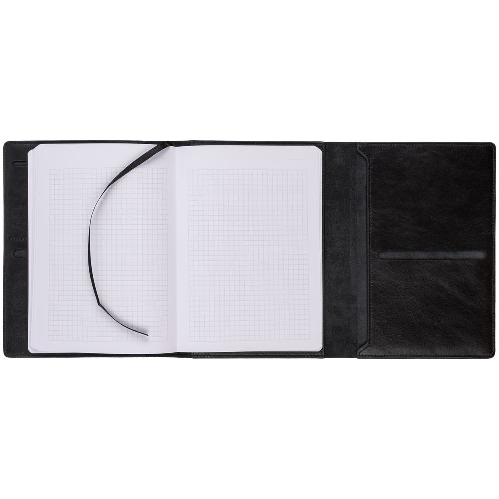 Ежедневник-портфолио Napoli, недатированный, черный / Миниатюра WWW (1000)