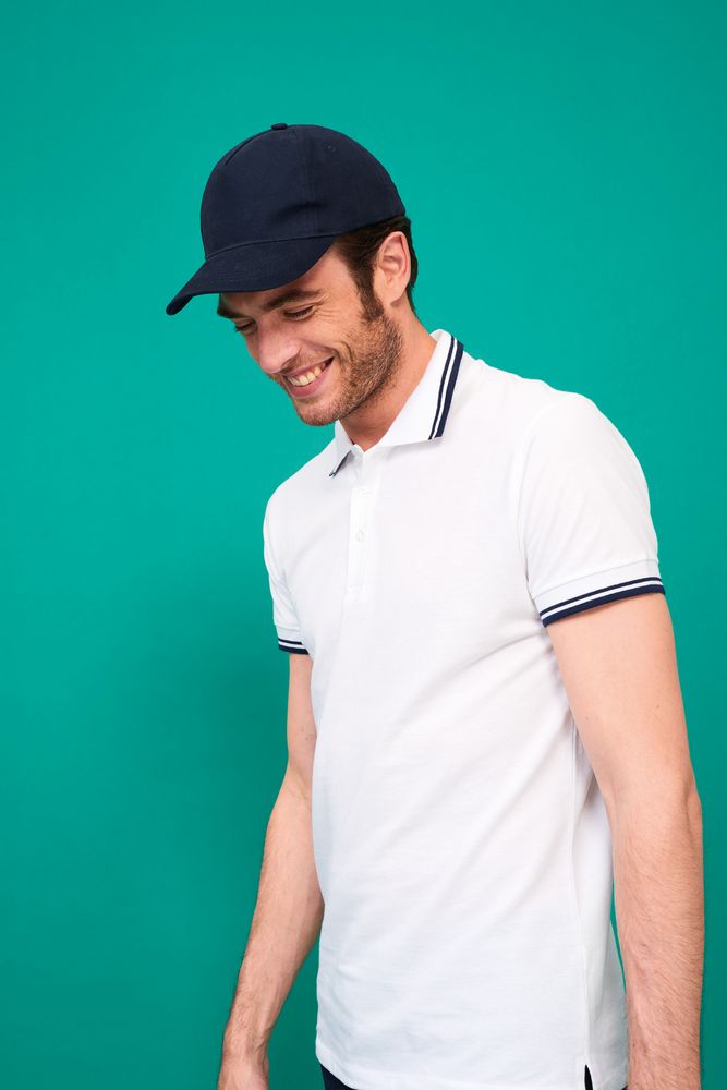 Бейсболка Long Beach, коричневая с бежевым / Миниатюра WWW (1000)