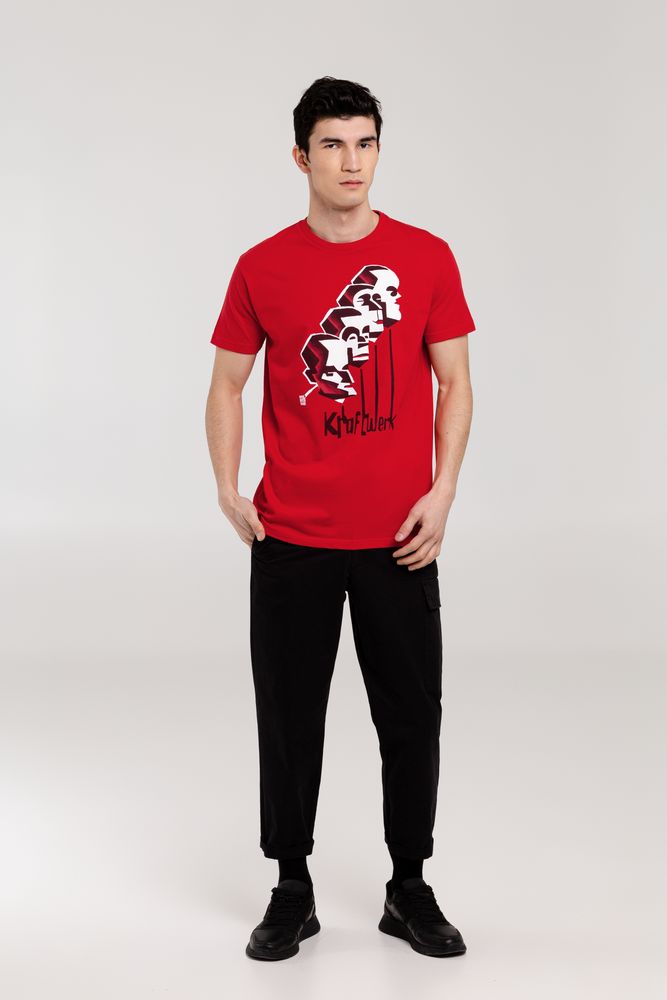 Футболка «Меламед. Kraftwerk», красная / Миниатюра WWW (1000)