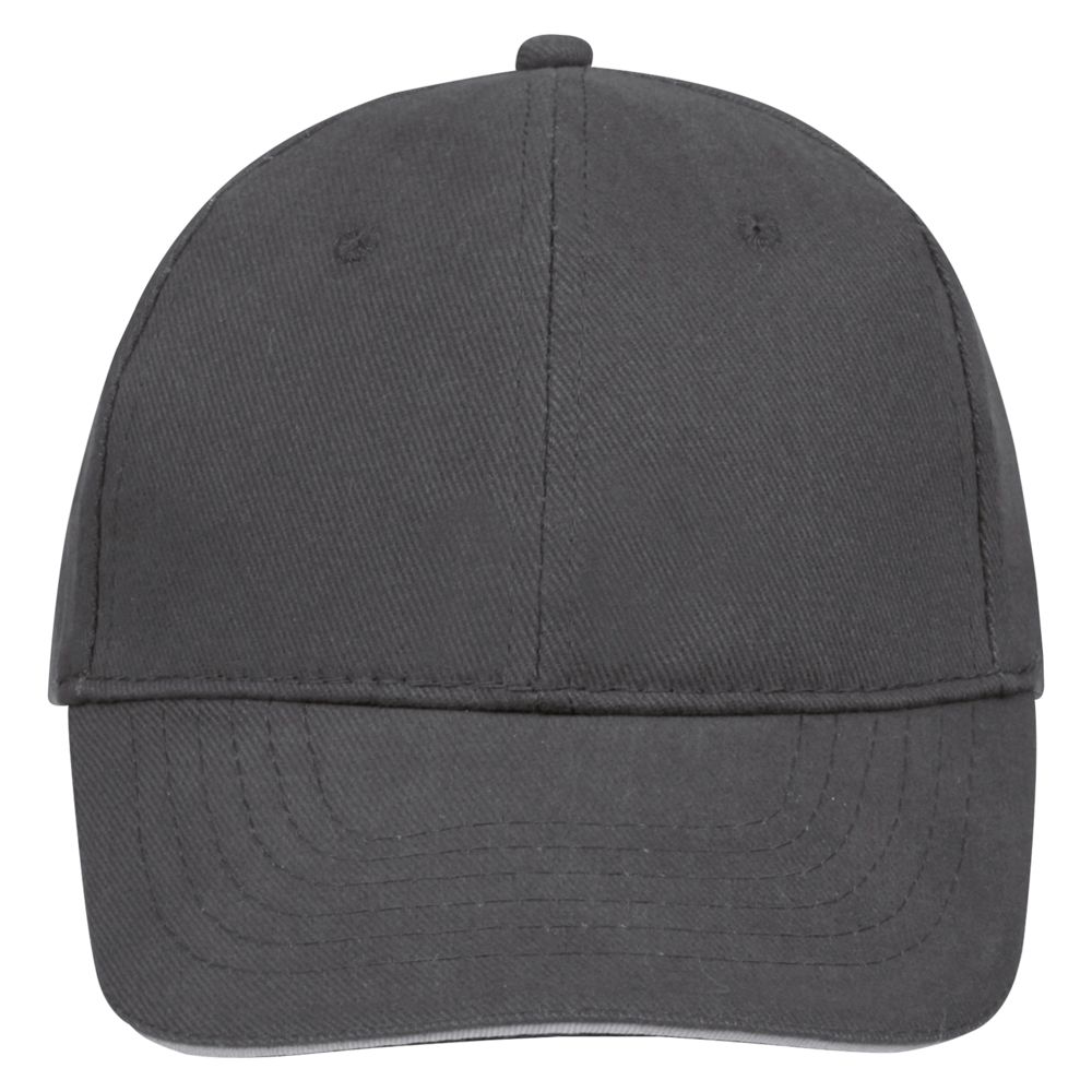 Бейсболка Buffalo, темно-серая со светло-серым / Миниатюра WWW (1000)