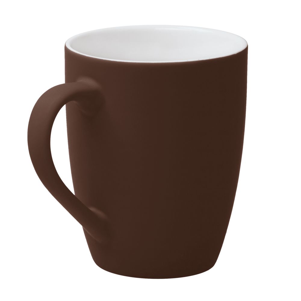 Кружка Best Morning c покрытием софт-тач, коричневая / Миниатюра WWW (1000)