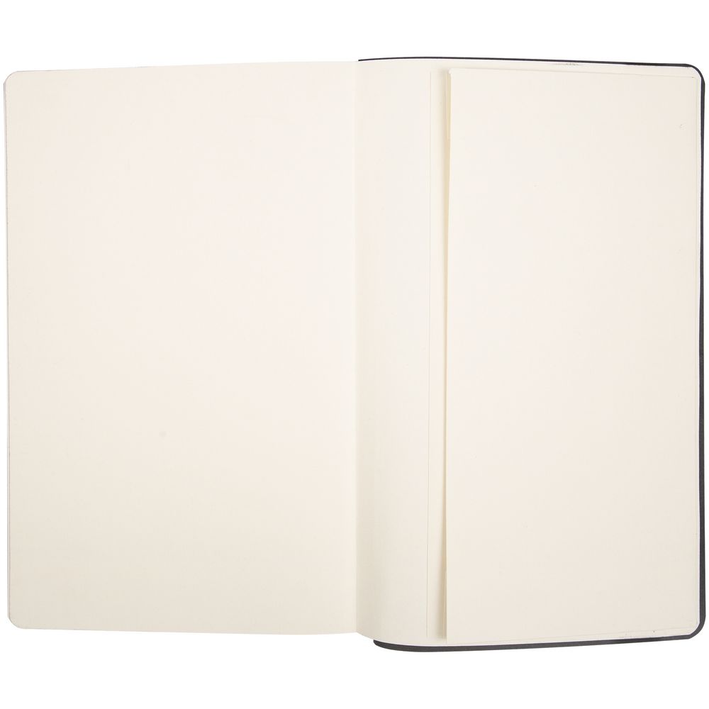 Ежедневник Velours, недатированный, черный с желтым / Миниатюра WWW (1000)