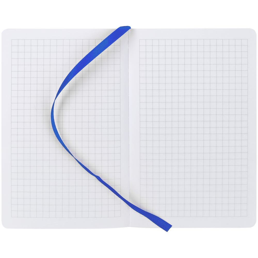 Блокнот Cluster Mini в клетку, синий / Миниатюра WWW (1000)