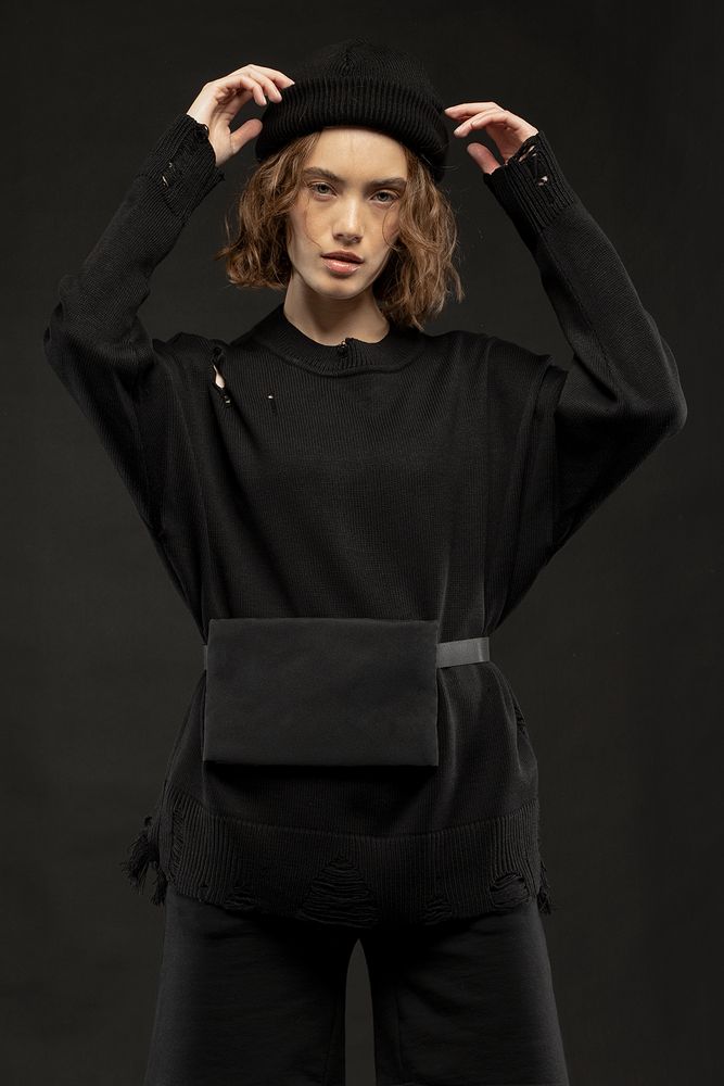 Поясная сумка W2, черная / Миниатюра WWW (1000)