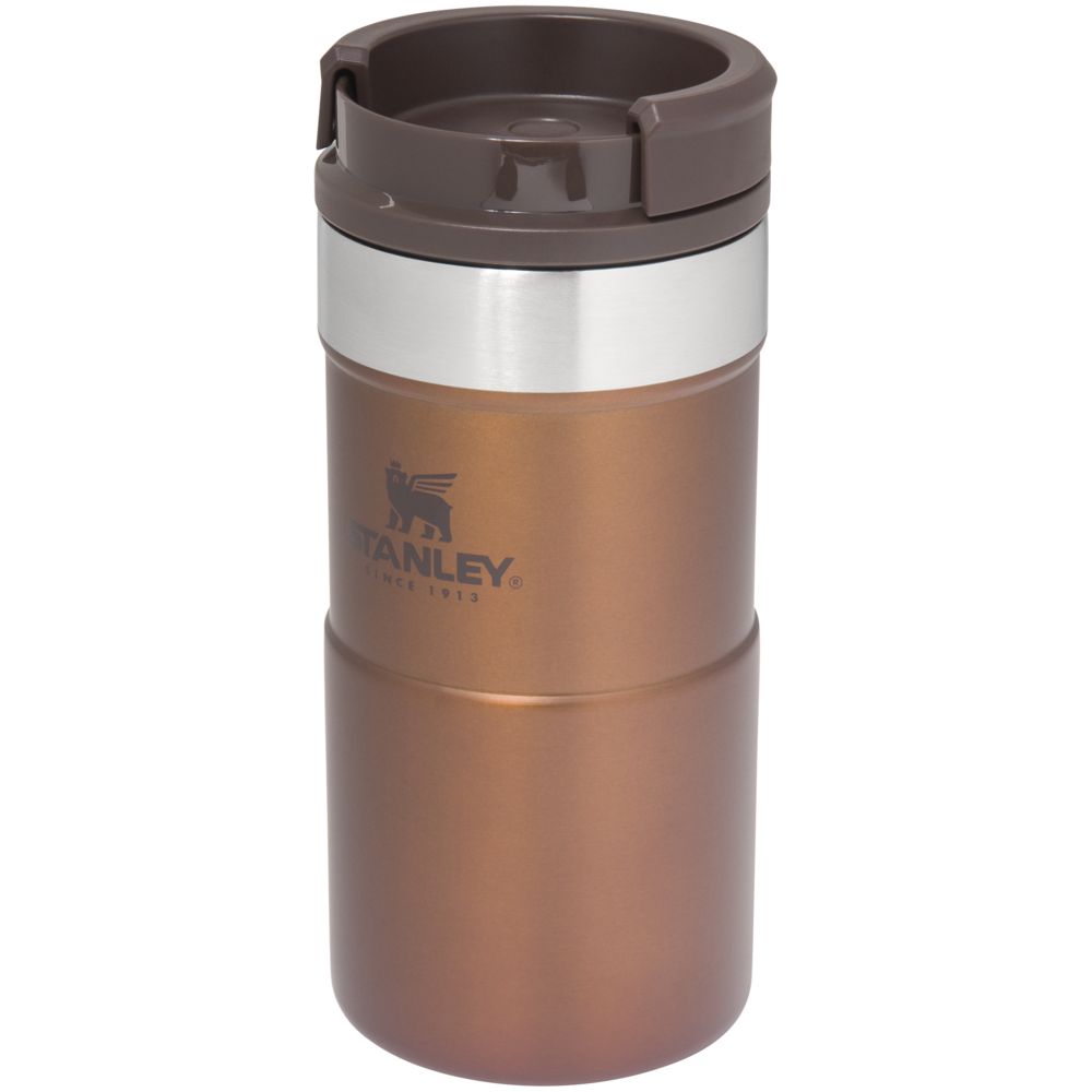 Термокружка Stanley Classic Neverleak 250, темно-янтарная / Миниатюра WWW (1000)