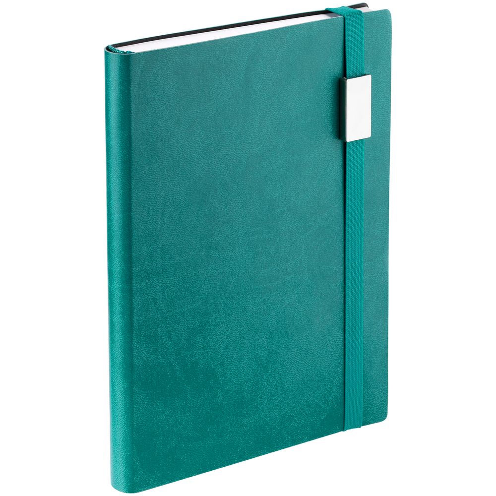 Ежедневник Vivian Metal, недатированный, бирюзовый / Миниатюра WWW (1000)