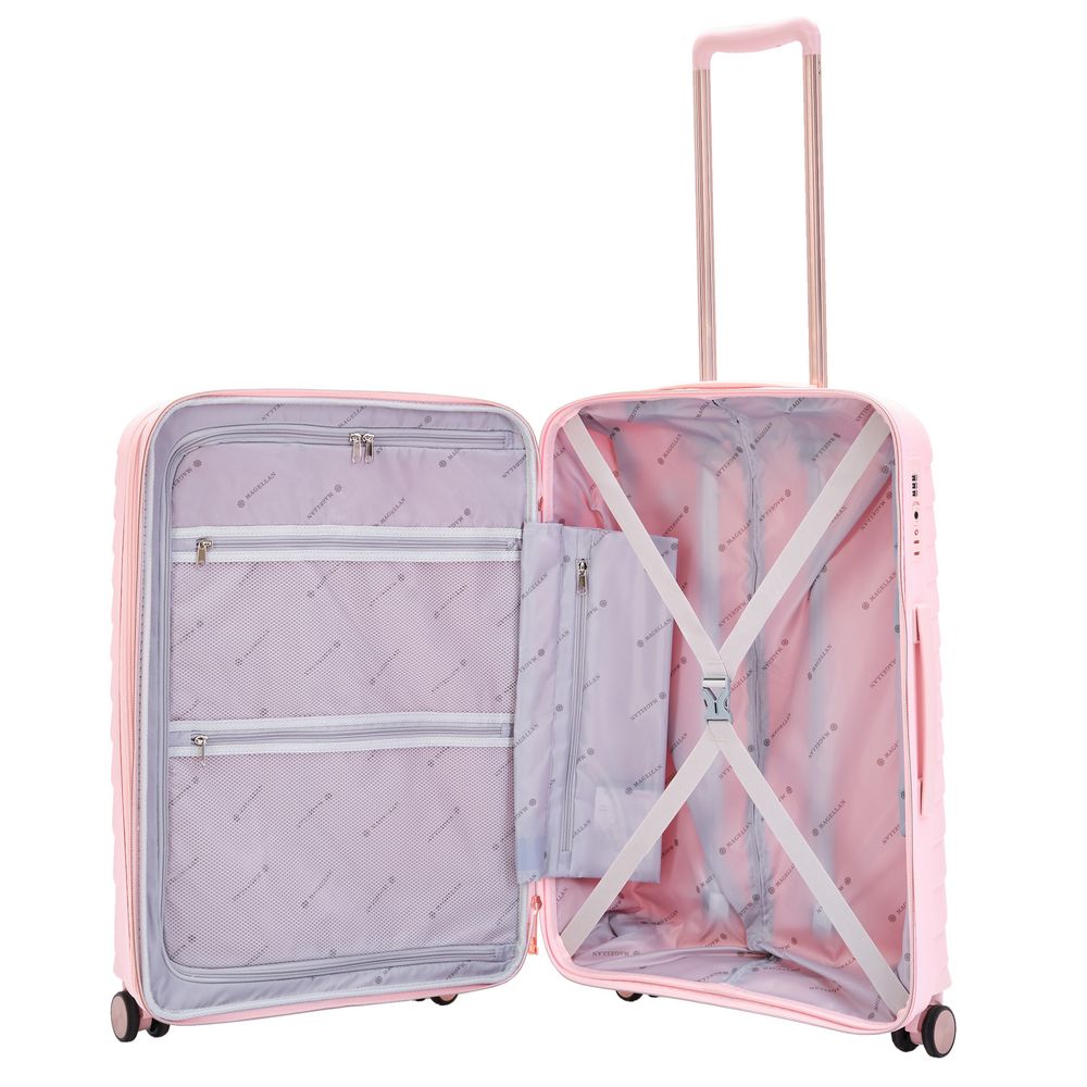 Чемодан Victoria M, розовый / Миниатюра WWW (1000)