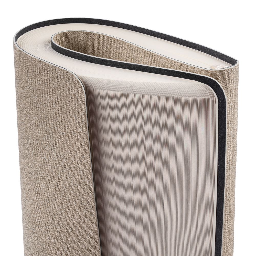 Ежедневник Folks, недатированный, бежевый / Миниатюра WWW (1000)