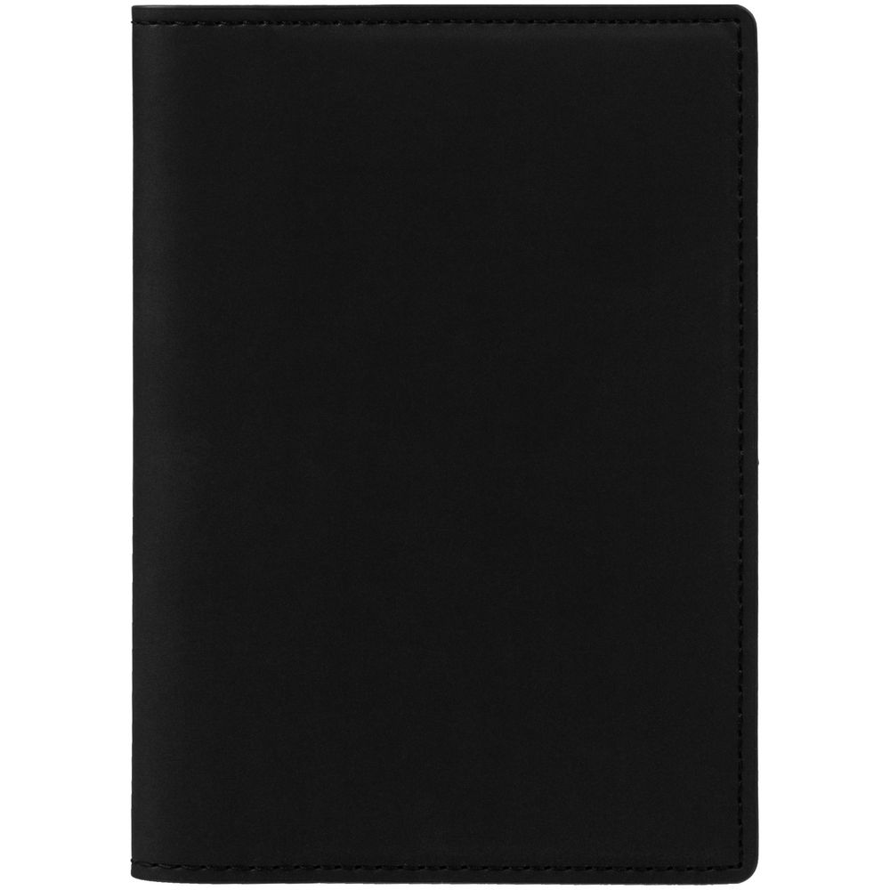 Обложка для паспорта Multimo, черная с желтым / Миниатюра WWW (1000)