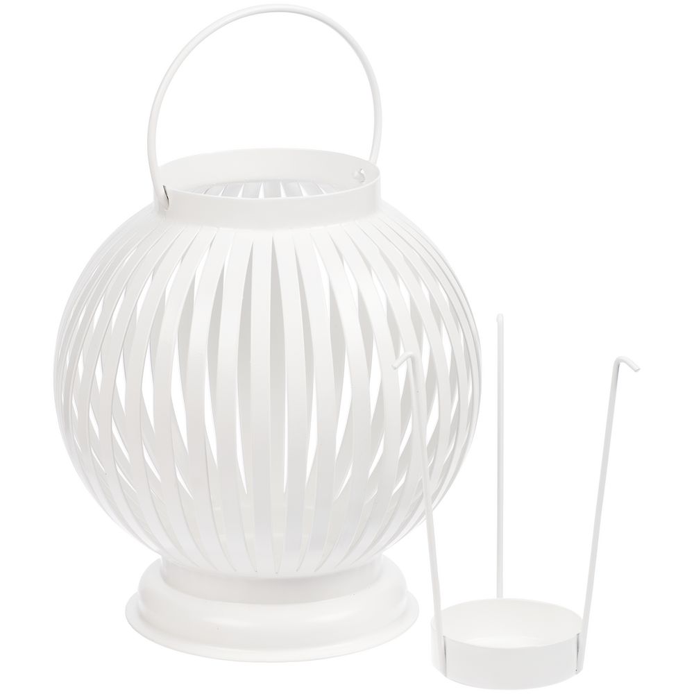 Интерьерный фонарь-подсвечник Villatic, средний, белый / Миниатюра WWW (1000)