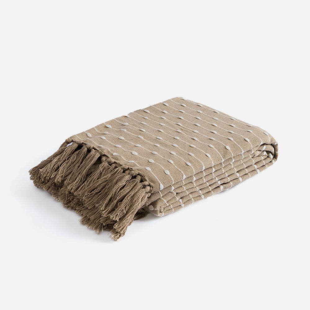 Плед Shimla, бежевый / Миниатюра WWW (1000)