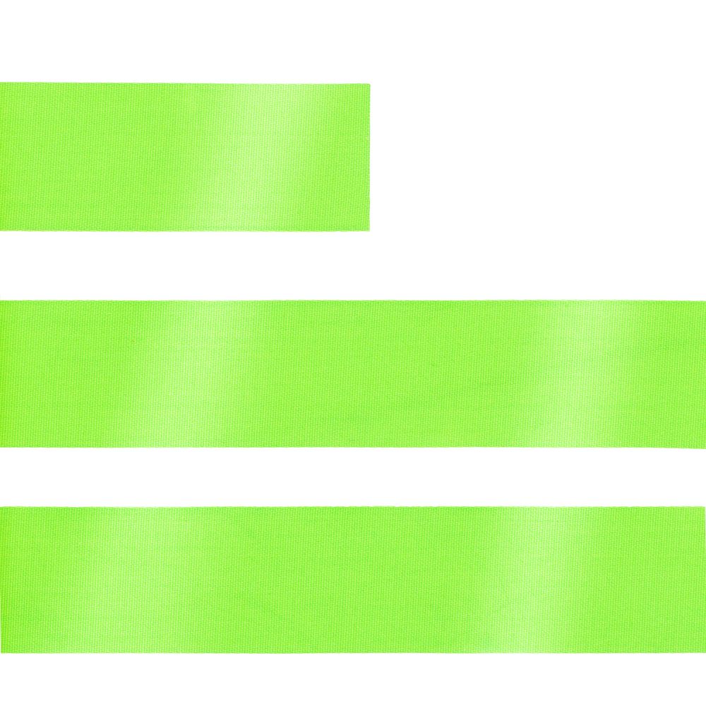 Лента сатиновая Satin 20 XXL, зеленый неон, 250 см / Миниатюра WWW (1000)