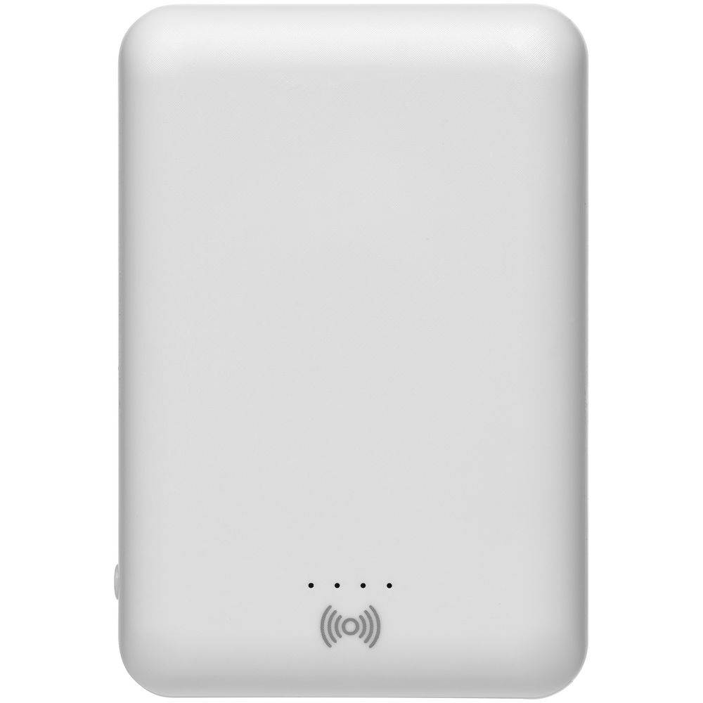 Аккумулятор с беспроводной зарядкой Full Feel Qi 10000 мАч, белый / Миниатюра WWW (1000)