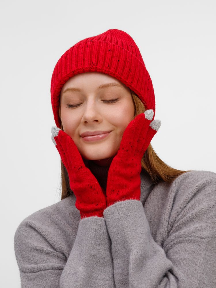 Перчатки сенсорные Spotti Senso, красные / Миниатюра WWW (1000)