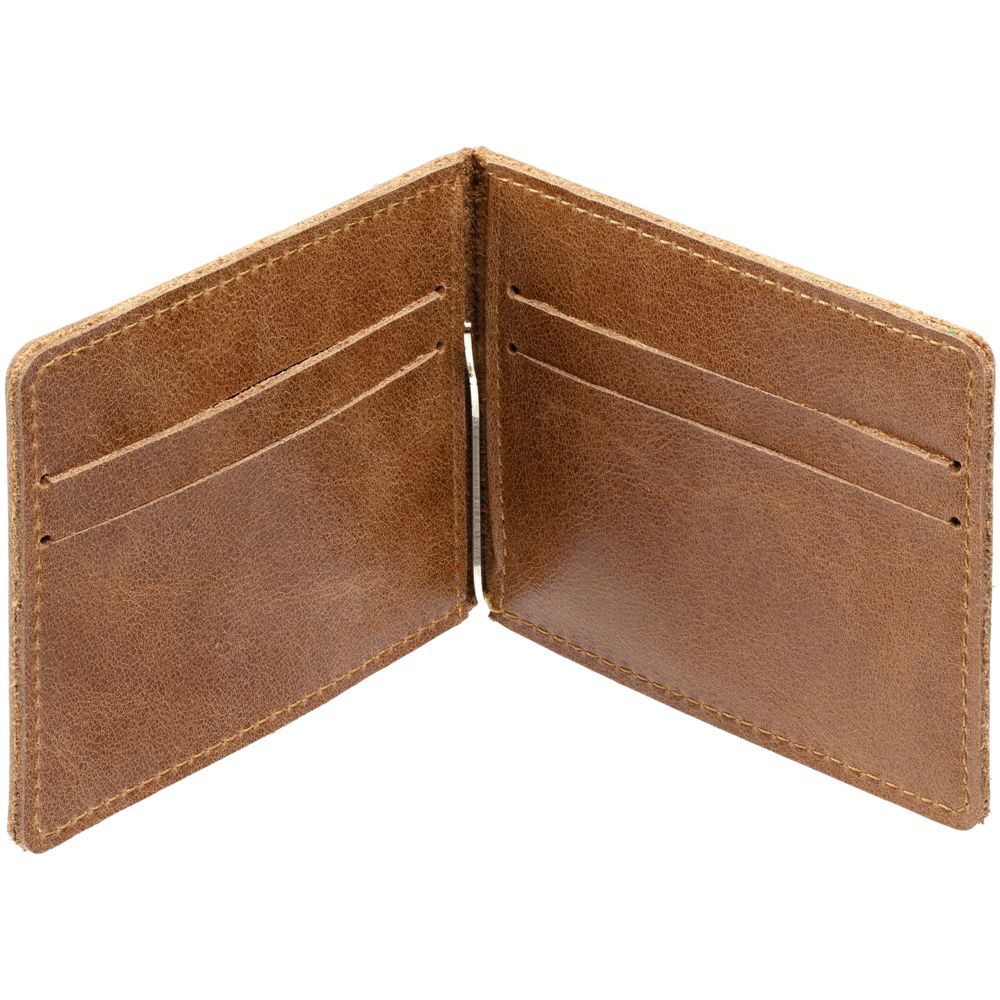 Зажим для купюр Apache, светло-коричневый (camel) / Миниатюра WWW (1000)