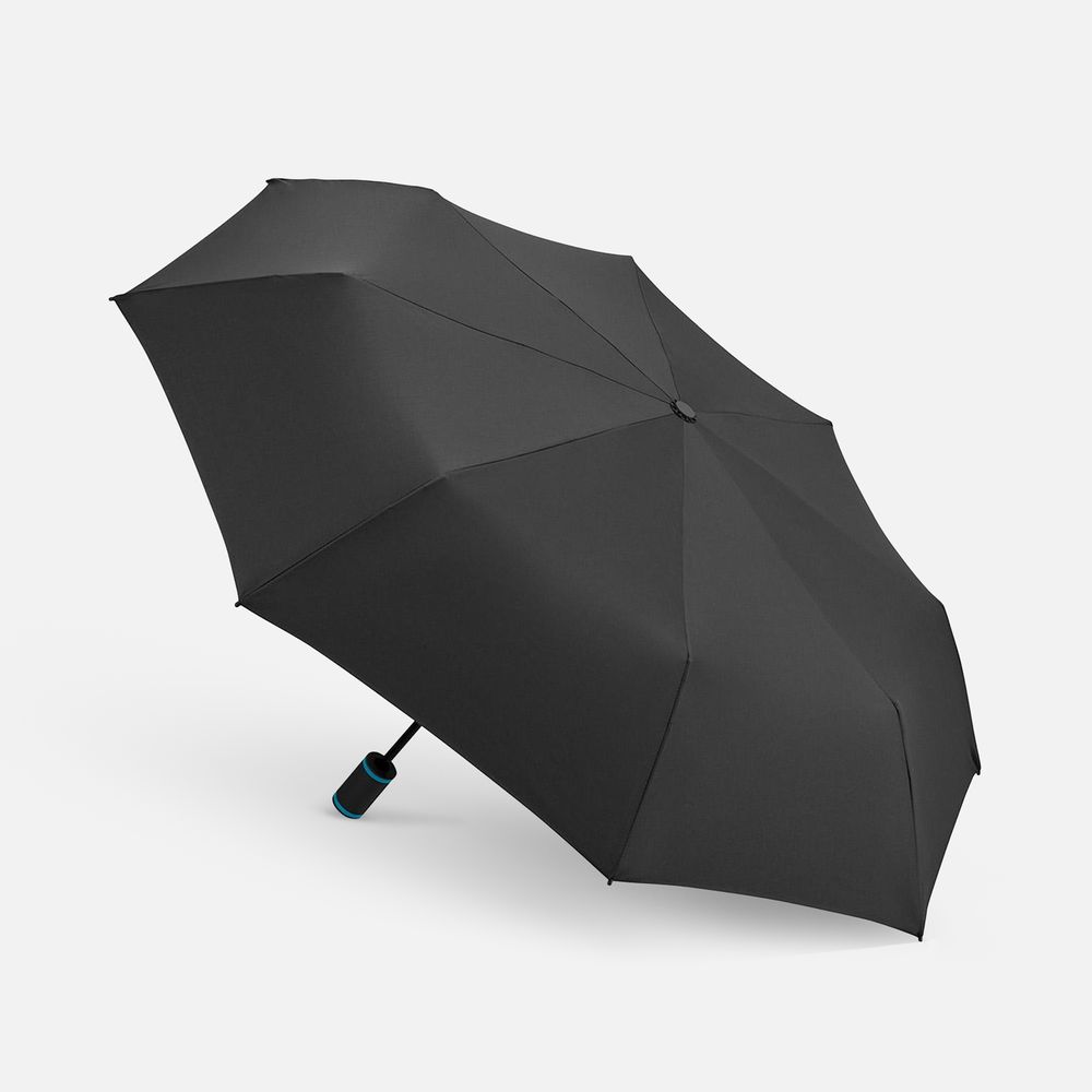 Зонт складной AOC Mini с цветными спицами, бирюзовый / Миниатюра WWW (1000)