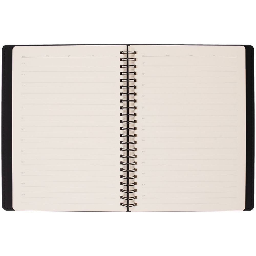 Ежедневник Spring Urban, недатированный, черный / Миниатюра WWW (1000)