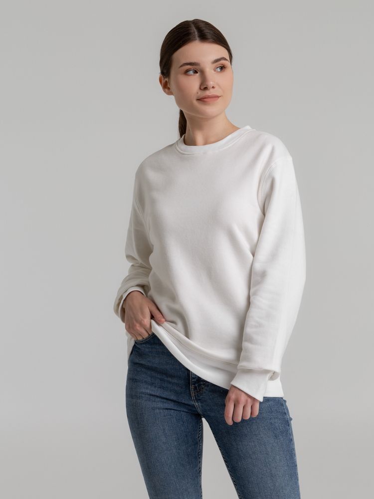 Свитшот унисекс King, белый / Миниатюра WWW (1000)