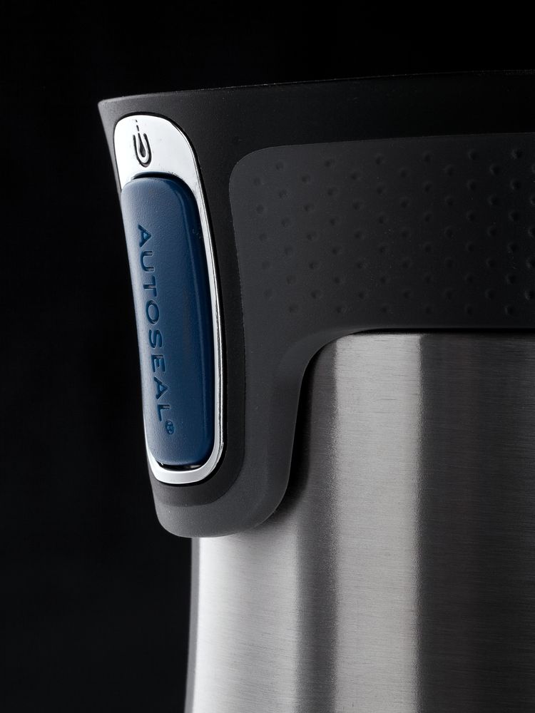 Термостакан Contigo West Loop, вакуумный, стальной цвет / Миниатюра WWW (1000)