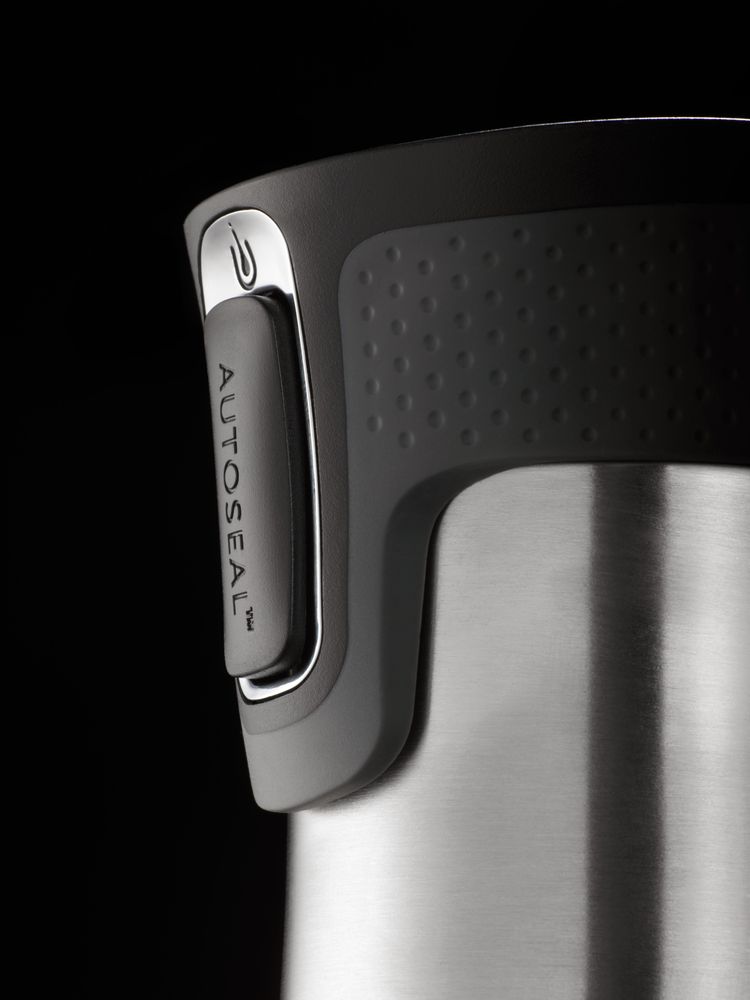 Термостакан Contigo West Loop, вакуумный, стальной цвет / Миниатюра WWW (1000)