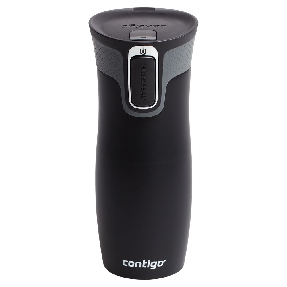 Термостакан Contigo West Loop, вакуумный, матовый черный / Миниатюра WWW (1000)