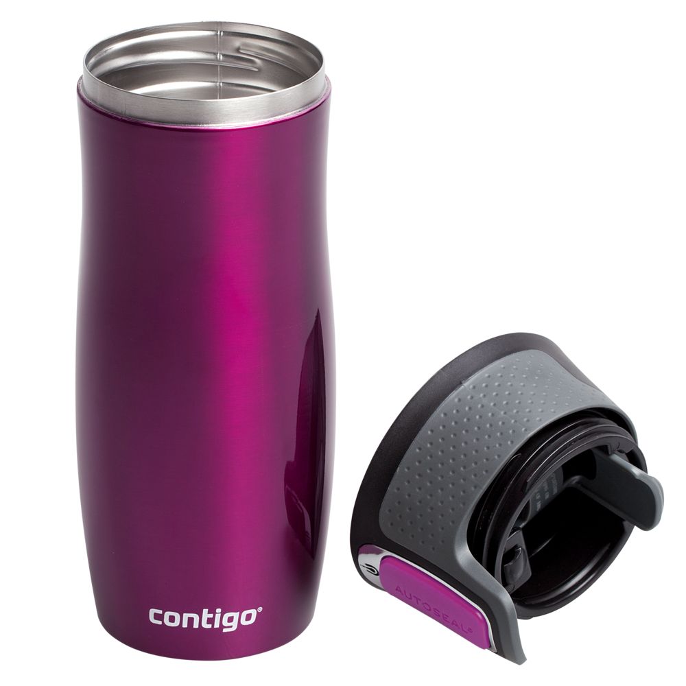 Термостакан Contigo West Loop, малиновый / Миниатюра WWW (1000)