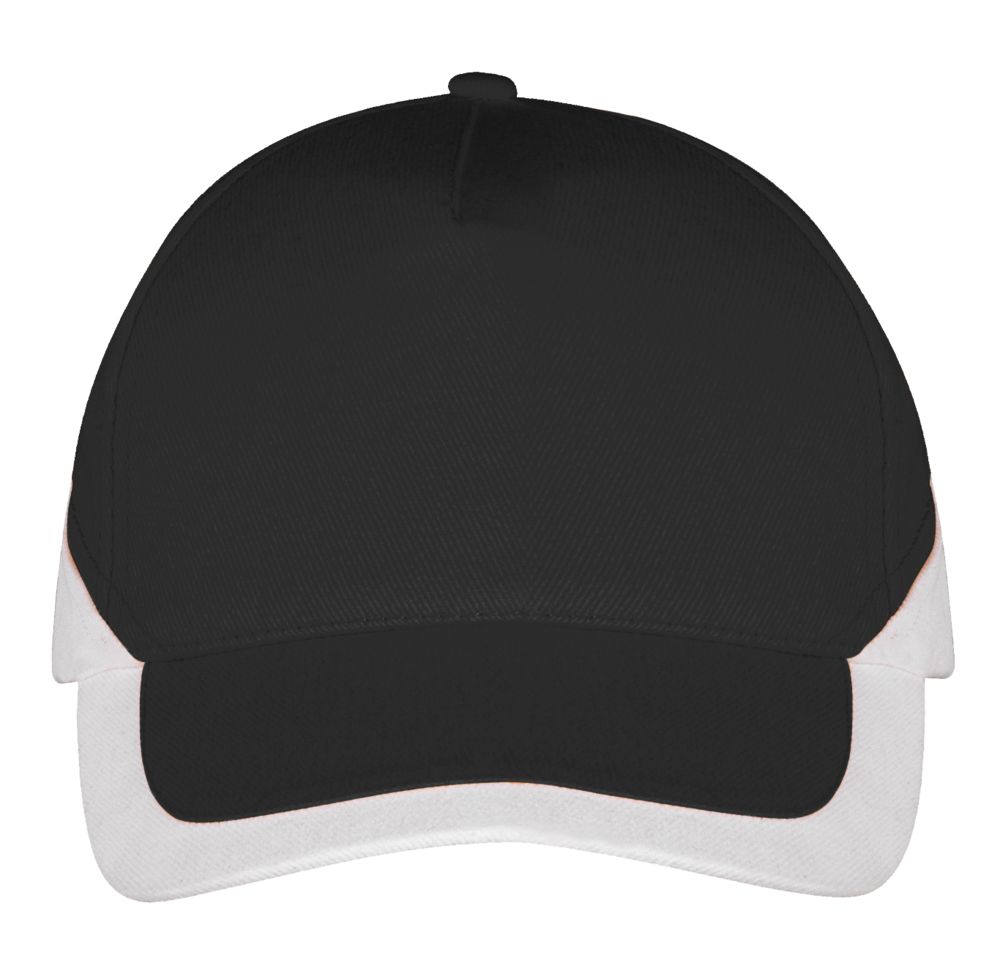 Бейсболка Booster, черная с белым / Миниатюра WWW (1000)