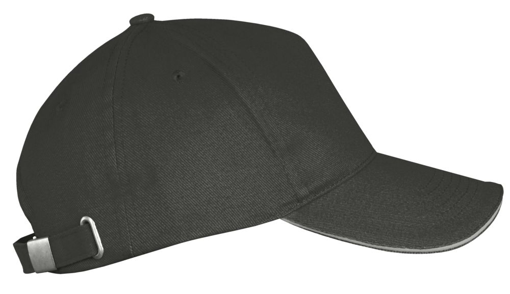 Бейсболка Long Beach, темно-серая со светло-серым / Миниатюра WWW (1000)