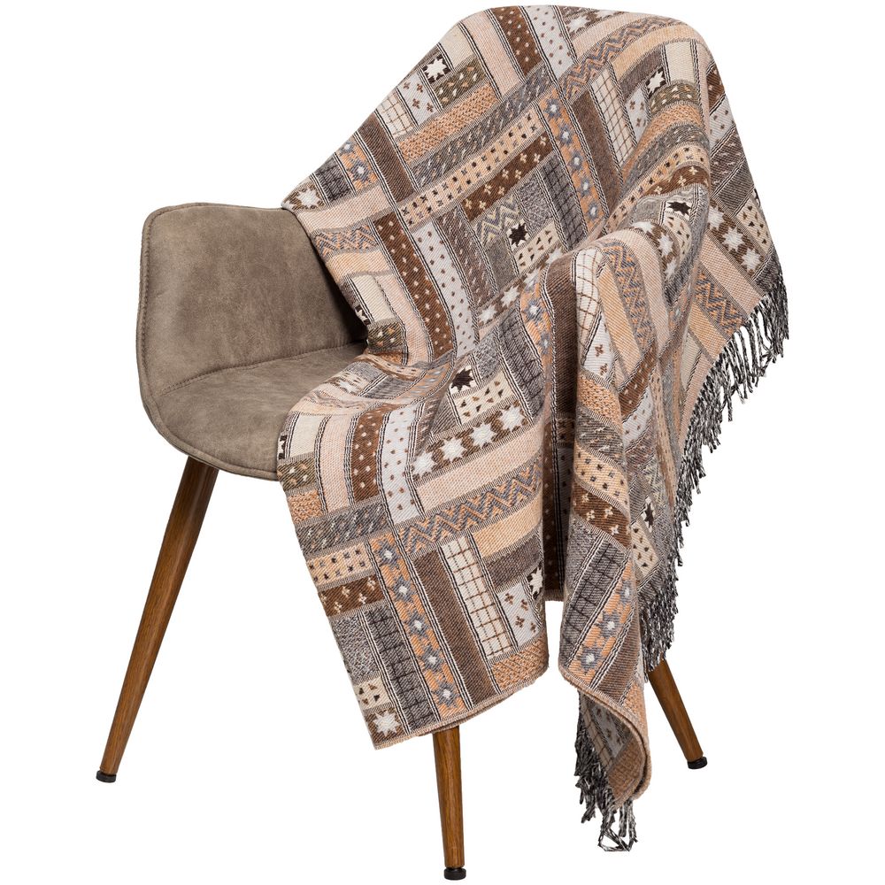 Плед Baltimora, коричневый / Миниатюра WWW (1000)